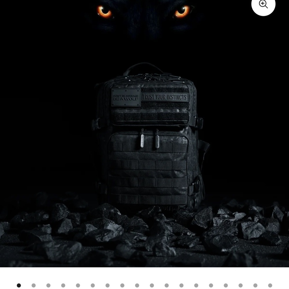 Black Tactical Backpack